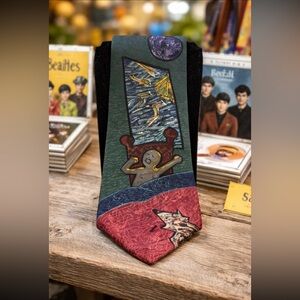 Vintage 1991 The Beatles Silk Tie. Men’s Sz-  Good Morning 1967